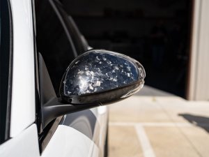 Alfa Romeo Giulia Mirror Covers - Carbon Fiber - Caps - Feroce Carbon - Forged Carbon Alfa Romeo Giulia Mirror Covers - Carbon Fiber - Caps - Feroce Carbon - Forged Carbon